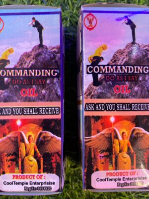 Commanding Do as I say oil