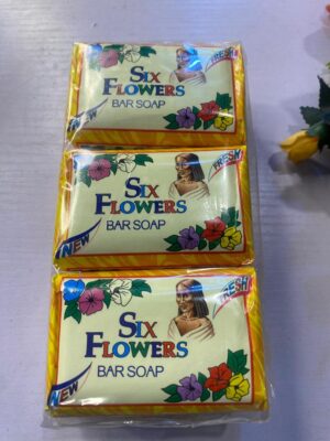 SIX FLOWER SPIRITUAL BAR SOAP 6Ps