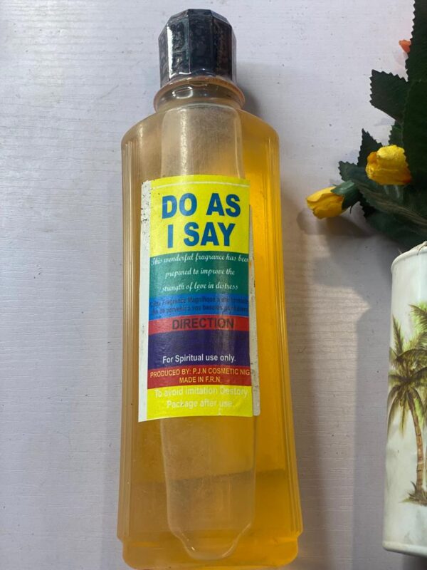 DO AS I SAY Spiritual Perfume
